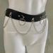 Punk Style Decorative Harness Exaggerated Wide Rivet Chain Belt Internet Celebrity Performance Waist Accessory_viptrois.com