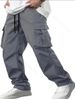 Men's Clothing Multi Pocket Casual Trousers_viptrois.com