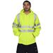 Men's Sweater Zipper Reflective Strip Cardigan Sanitation Suit Hooded Fleece Reflective Strip Jacket Men_viptrois.com