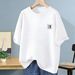 Men's Clothing Teen T-Shirt For Men 100% Cotton Loose Fit Casual Pullover Summer Trendy Style Top For Formal & Casual_viptrois.com