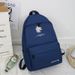 Trendy Large Capacity Waterproof Backpack For School & Travel - Lightweight Oxford Fabric With Anti-Theft Design, Floral Print, Adjustable Straps_viptrois.com