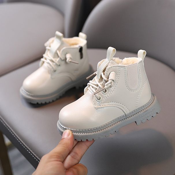 child's shoes Cotton shoes for baby girls boys toddler shoes with cashmere for warm girls_viptrois.com