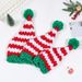 Christmas Santa Hat hand-woven Icelandic hair influencer photo hat props_viptrois.com