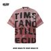 Men's Clothing New Retro Inkjet Heavy Washed Fashion Men's Short Sleeve Dopamine Girls' Half Sleeve Couple Cotton T Shirt_viptrois.com