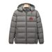 Men's Clothing Cotton Padded Jacket Thickened Jacket With Detachable Hat For Middle Aged And Young People Short Cotton Padded Jacket Badge Style_viptrois.com