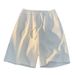 Men's Clothing 2025 Summer New Men's Wheat Ear Shorts Couple Style Trendy Fashion Casual Loose Five Point Pants Mid Length Pants Men's Pants_viptrois.com