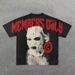 European And American Y2K Harajuku Style Men's Hip-Hop Gothic Large Pattern Print Punk Short Sleeve Casual_viptrois.com