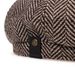 Autumn Winter Warm Woolen Octagonal Large Size Newsboy Beret Big Head Circumference Duckbill Cap Outdoor Unisex Painter_viptrois.com
