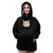 Men's Fleece-Lined Hoodie – Oversized Sherpa Pullover With Drawstring Hood, Thick & Warm For Winter (Black/Army Green, S-3XL)_viptrois.com