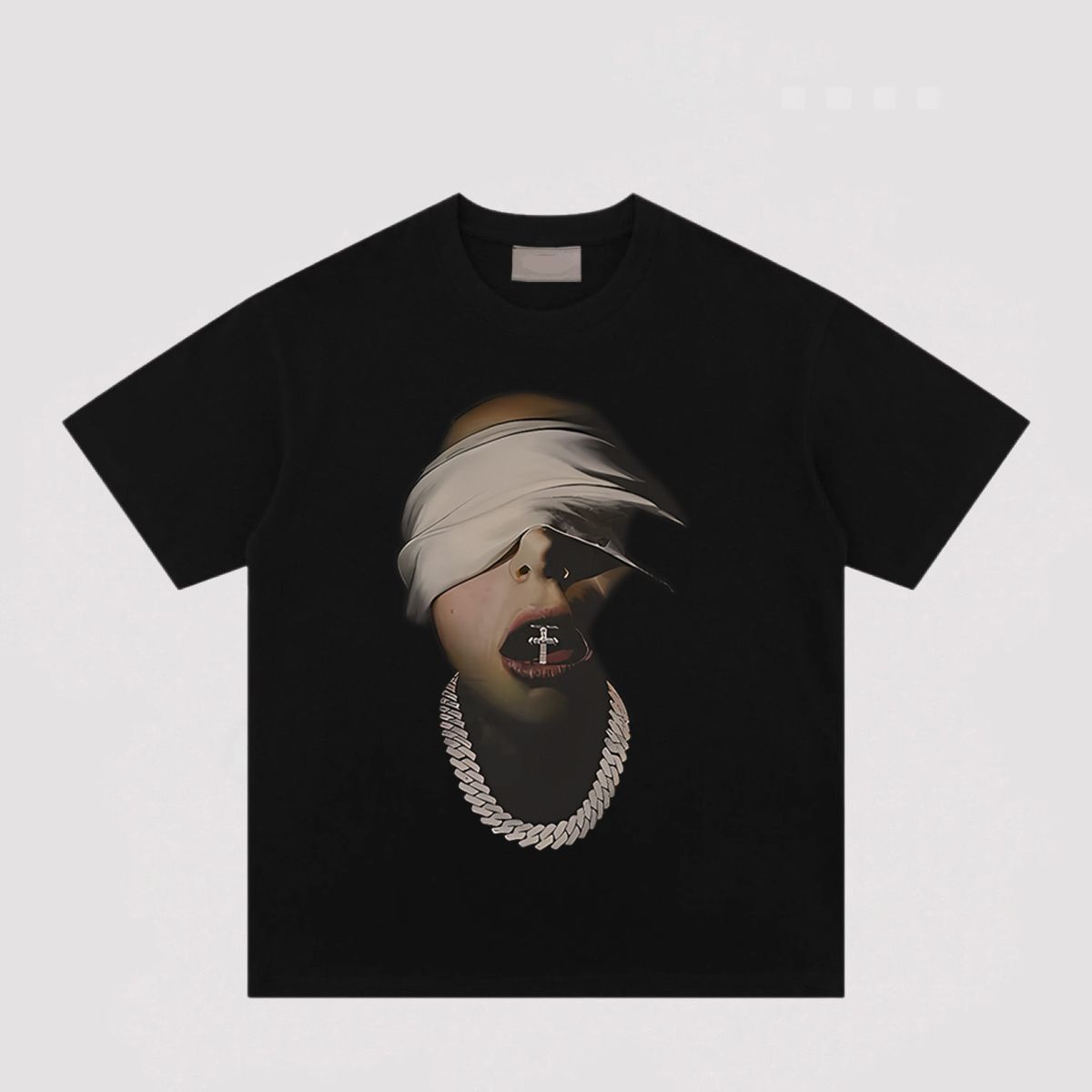 100% Algdón Tendencia Alta Calle Americana Camiseta De Manga Crta Impresa Para Hmbre Unisex Veran Oversize Tp_viptrois.com