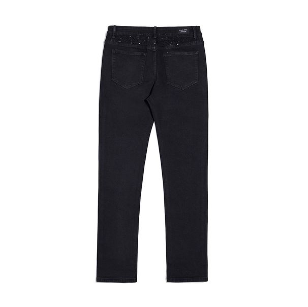 Casual Versatile Rhinestone Starry Sky Jeans For Men Spring Summer New Trendy Ins Style Straight Slim Fit Pants_viptrois.com