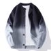 Unisex Gradient Knit Cardigan – Oversized Couple’s Sweater (Autumn Soft Yarn, Relaxed Fit, Trendy Color-Blend, Lightweight Layering Coat)_viptrois.com