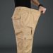 "Men's 100% Cotton Cargo Pants – High-Waisted Loose-Fit Work Pants With Multi-Pockets, Plus Sizes Available"_viptrois.com