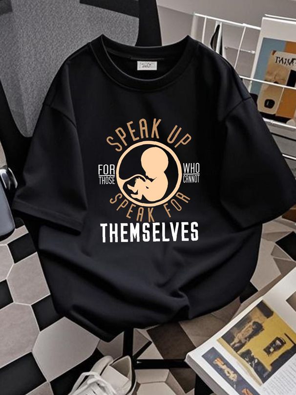 Pro Life Anti Abortion T Shirt Size S-5XL Casual Graphic Homme Top For Everyday Wear Breathable Unisex Fashion Comfortable Summer Streetwear_viptrois.com