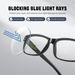 3Pairs Reading Glasses Men - Blue Light Blocking Square Readers With Spring Hinge Anti Eyestrain Eyeglasses_viptrois.com