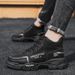 European Warm Series Men's Martin Summer Boots Waterproof Non-Slip Sports Casual Construction Site Work Durable Safety Shoes_viptrois.com