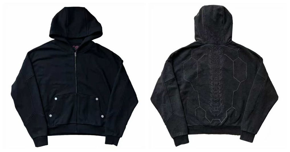 American Retro Trendy Ins Style Solid Color Deconstruction Zipper Hooded Loose Men's And Women's Autumn Long-sleeved Sweater_viptrois.com