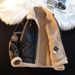 Clothing Men's Fur Leather Suede Plush And Thickened Motorcycle Clothing, Winter Trendy Loose Jacket, Lambskin Top_viptrois.com