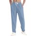 Men's Solid Color Casual Pants - Loose Fit Breathable Trousers For Sports & Everyday Wear_viptrois.com