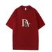 Summer Casual Cotton T-Shirt Round Neck Short Sleeve For Men And Women Loose Fit Sports Inner Top Trendy American Style_viptrois.com