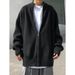 Loom American High Street Loose Green Fashionable Zipper Stand Collar Jacket For Men 2021 New Winter Knitted Sweater Ins_viptrois.com