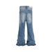 Men's Clothing High Street Fashion Brand Loose Tassel Cat Whisker Slightly Flared Trousers RO Style Wide Leg Trousers Casual Trousers Jeans_viptrois.com