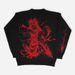 Gothic Anime Pattern Unisex Knitted Pullover Sweater - Hip Hop Streetwear Style For Men & Women_viptrois.com