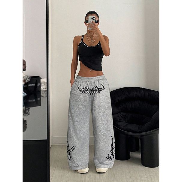 Men's Clothing Women's Casual Hip Hop Street Dance Jazz Dance Pants, Foreign Trade, Loose, Versatile, Retro Trendy Brand Drawstring Sports Pants_viptrois.com