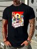 Jackie Chan Wheels On Meals Kung Fu T Shirt Regular Fit White Summer Soft Casual Top For Everyday Wear Designer Clothes Homme Streetwear Fashion_viptrois.com