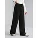 Men's Clothing High End Sporty Casual Pants, A Hot Seller In Trade, Loose Fit, Drape, Drawstring Elastic Waist, Slimming Wide Leg Trousers_viptrois.com