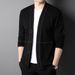 Celaln Kigmjn Men's Lightweight Knit Sweater - Slim Fit V-Neck Pullover For Business Casual & Everyday Wear (Gray, Sizes M-Xxxxl)_viptrois.com