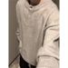 American Retro Henry Collar Sweater For Men, Autumn And Winter Lazy Style Cleanfit Round Neck Base Knitwear Sweatshirt_viptrois.com