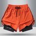 Summer Sports Running Shorts Men's Marathon Track and Field Quick Drying Inner Lining Training Ball Fitness Triad Pants_viptrois.com
