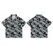 Beach Vacation Leisure Print Cuban Collar Tropical Style Flower Short Sleeved Ice Silk Quick Drying Shirt Trendy Brand 06C_viptrois.com