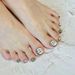 Cute Cartoon Style Expression Nail Art Feet Nails Avocado Green Nail Tablets Finished Toenails_viptrois.com
