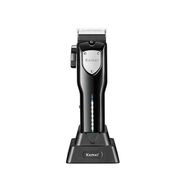 Kemei Km-5083 Adjustable Powder Metallurgy Tool Head Trimmer Intelligent Display Light Low Noise Hair Clipper_viptrois.com