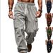 Men's Corduroy Pants Casual Wide Leg Breathable Multi Pocket Straight Leg Autumn Winter Style_viptrois.com