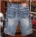 Men's Clothing Denim Shorts Men's Trendy INS Summer Wear Retro Loose Casual Multi Pocket Workwear Five Point Pants_viptrois.com