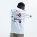 Summer Autumn 270g American Style Letter Print Loose Cotton Short Sleeve Unisex Couple Top_viptrois.com