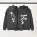 Men's Clothing European And American High Street Hip Hop Street Time Swirl Foaming Graffiti Letters Hoodie Sweatshirt Europe And America_viptrois.com