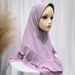 Women's Hijab best selling double layer pleated headscarf solid color chiffon women's headscarf pullover headscarf_viptrois.com