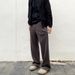 Men's Clothing Autumn And Winter Soft Sticky Patchwork Deconstruction Straight Wide Leg Autumn And Winter Sweatpants Cleanfit_viptrois.com