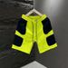 Men's Quick Drying Casual Shorts Summer Trendy Color Blocking Ice Silk Breathable Sports Capri Pants Stylish Versatile_viptrois.com