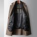 Men's Clothing autumn and winter suit collar detachable Silk cotton vest youth business double sided woolen casual jacket_viptrois.com