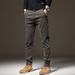 Men's Casual Suit Pants High End Slim Fit Business Tailored Hong Kong Trendy Brand Black Spring Autumn New Style_viptrois.com