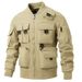 "Men's Tactical Bomber Jacket – Waterproof Military Flight Coat With Utility Pockets (M-6XL, Black/Army Green/Khaki/Navy)"_viptrois.com
