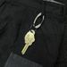 Premium Matte Metal Keychain With Spring Hook - Durable Zinc Alloy Cuban Style Keyring For Keys, Backpacks, And Accessories_viptrois.com