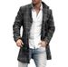 Loom Loom Cross-Border Plaid Men's New Export Jacket European Station Trench Coat Woolen_viptrois.com