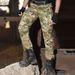 Men's Clothing Camouflage Retro Casual Pants For Men, Street Style, Functional, Outdoor, Versatile, Everyday Commuting, Straight Leg Long Pants_viptrois.com