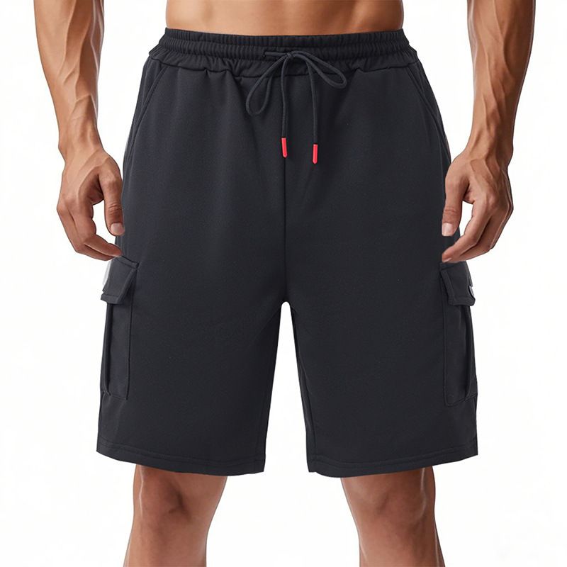 Men's Cargo Shorts With Multiple Pockets, Heavyweight Casual Athletic Military Style Short Pants For Summer_viptrois.com